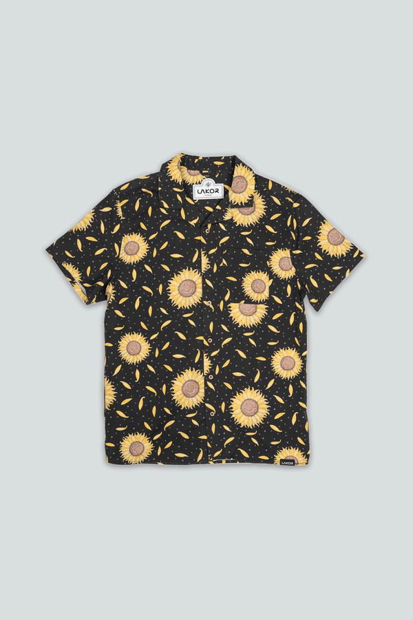 Sunflower Short Sleeve Shirt (Moonless Night)