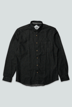 Load image into Gallery viewer, Organic Denim Shirt (Black)
