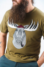 Load image into Gallery viewer, Big Moose T-shirt (Fir Green)
