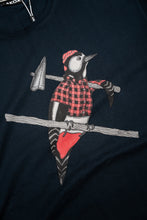 Load image into Gallery viewer, Woodpecker T-shirt (Blueberry)
