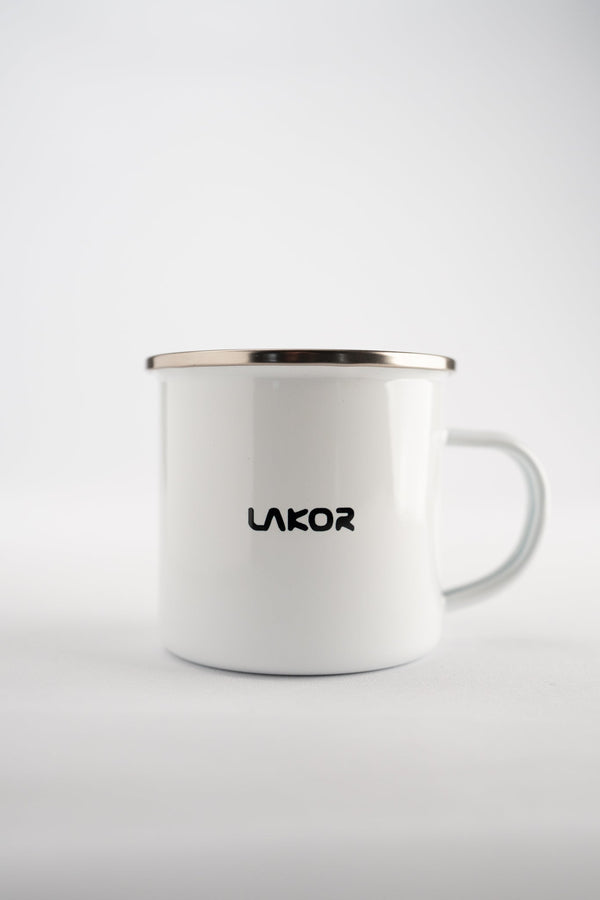 Coffee On The Go Enamel Mug