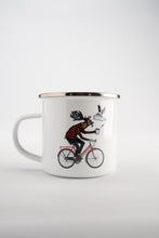Load image into Gallery viewer, Off To Work Enamel Mug
