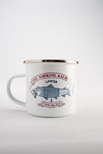 Load image into Gallery viewer, The Smoking Salmon Enamel Mug
