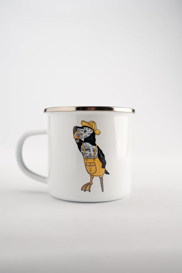 Seaparrot Seaman Enamel Mug