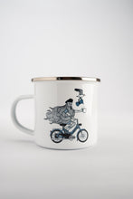 Load image into Gallery viewer, Coffee On The Go Enamel Mug
