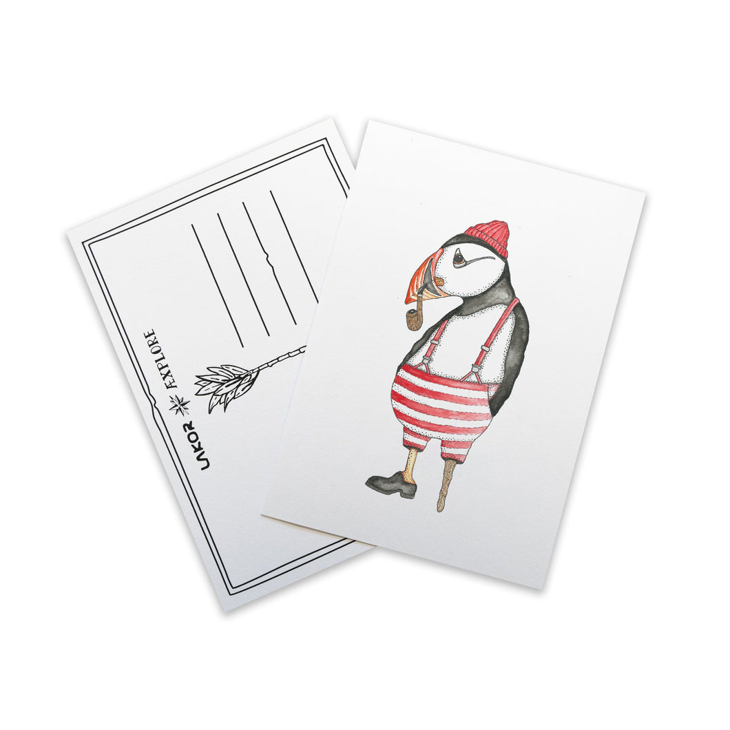 Atlantic Puffin Postcard