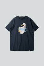 Load image into Gallery viewer, Seagull in a Cup T-shirt (Blueberry)
