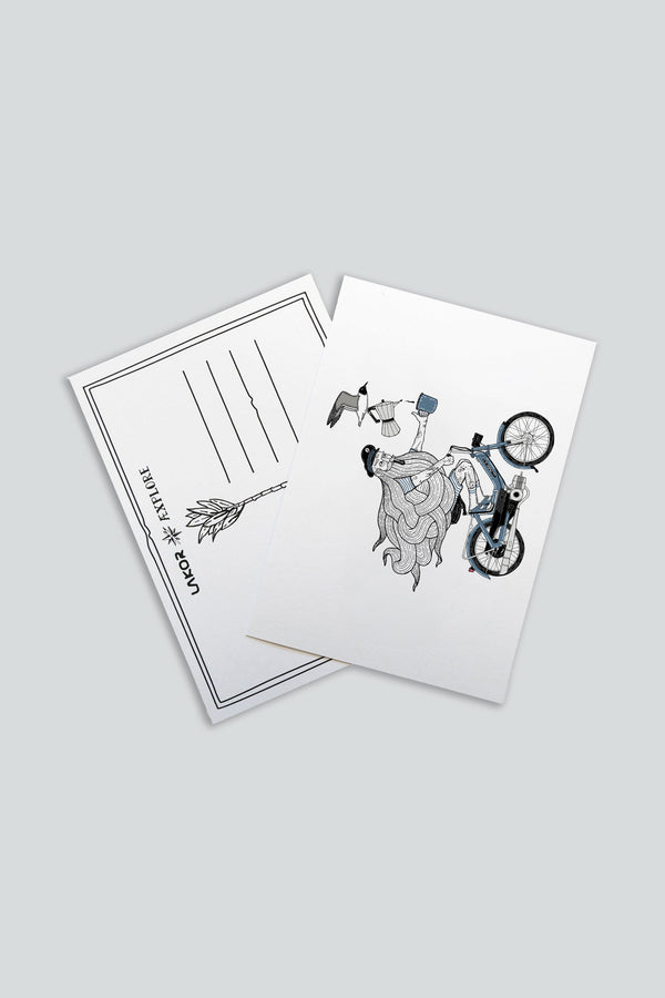 Coffee On The Go Postcard