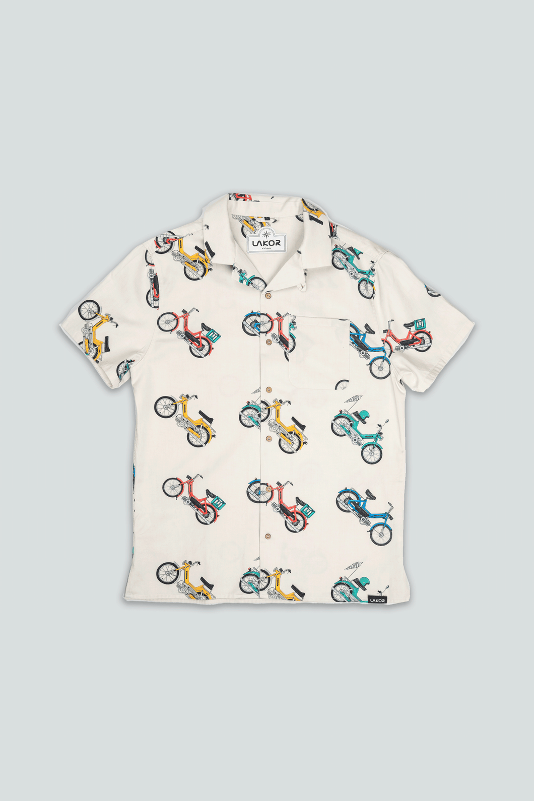 Puch Color Short Sleeve Shirt (Star White)