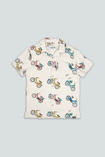 Load image into Gallery viewer, Puch Color Short Sleeve Shirt (Star White)
