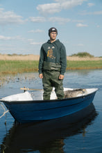 Load image into Gallery viewer, Snooze Moose Hoodie (Green Gables)
