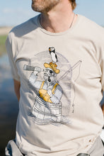 Load image into Gallery viewer, Fishing in a Barrel T-shirt (White Pepper)
