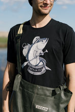 Load image into Gallery viewer, Captain Tuna T-shirt (Moonless Night)
