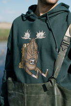 Load image into Gallery viewer, Snooze Moose Hoodie (Green Gables)
