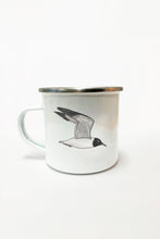 Load image into Gallery viewer, Hooded Seagull Enamel Mug
