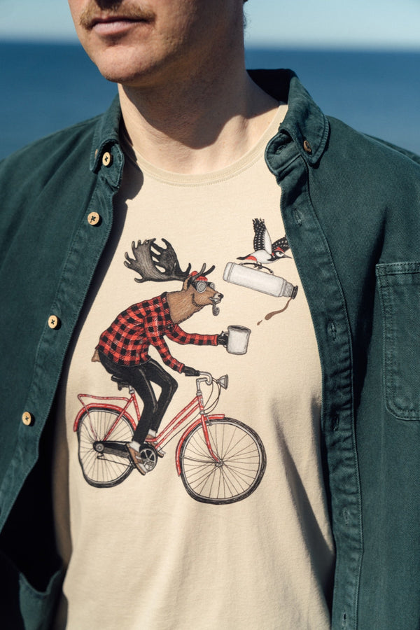 Off to Work T-shirt (White Pepper)