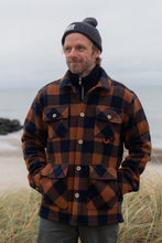 Load image into Gallery viewer, Birler Wool Jacket (Blueberry/Mocha Bisque)

