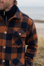 Load image into Gallery viewer, Birler Wool Jacket (Blueberry/Mocha Bisque)
