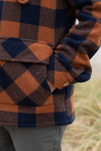 Load image into Gallery viewer, Birler Wool Jacket (Blueberry/Mocha Bisque)
