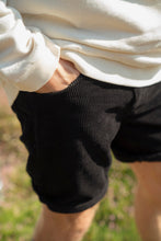 Load image into Gallery viewer, Velvet Shorts (Black)
