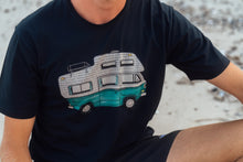 Load image into Gallery viewer, Forest Camper T-shirt (Moonless Night)
