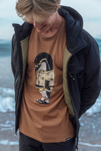 Load image into Gallery viewer, Pilgrim Penguin T-shirt (Partridge)
