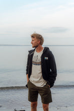 Load image into Gallery viewer, Simply Trippin&#39; Zip Hoodie (Moonless Night)

