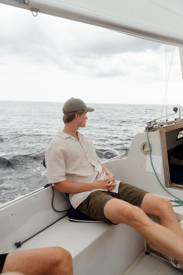 Coastline Short Sleeve Shirt (Offwhite)