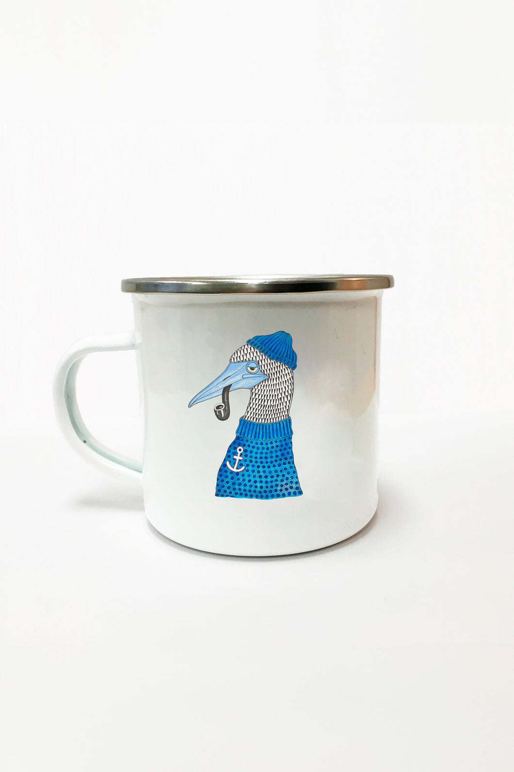 Lazy Booby Enamel Mug