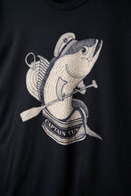 Load image into Gallery viewer, Captain Tuna T-shirt (Moonless Night)
