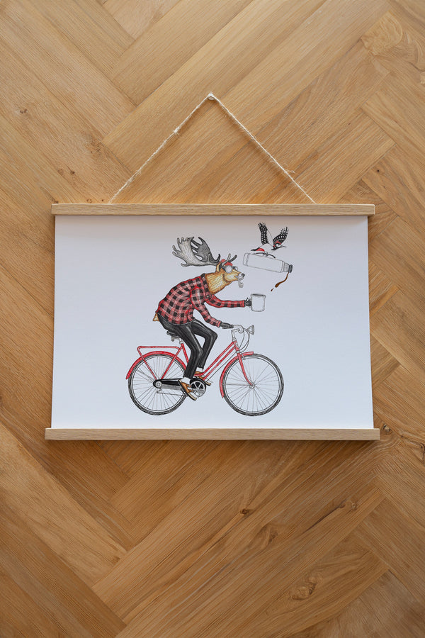 Off To Work Poster