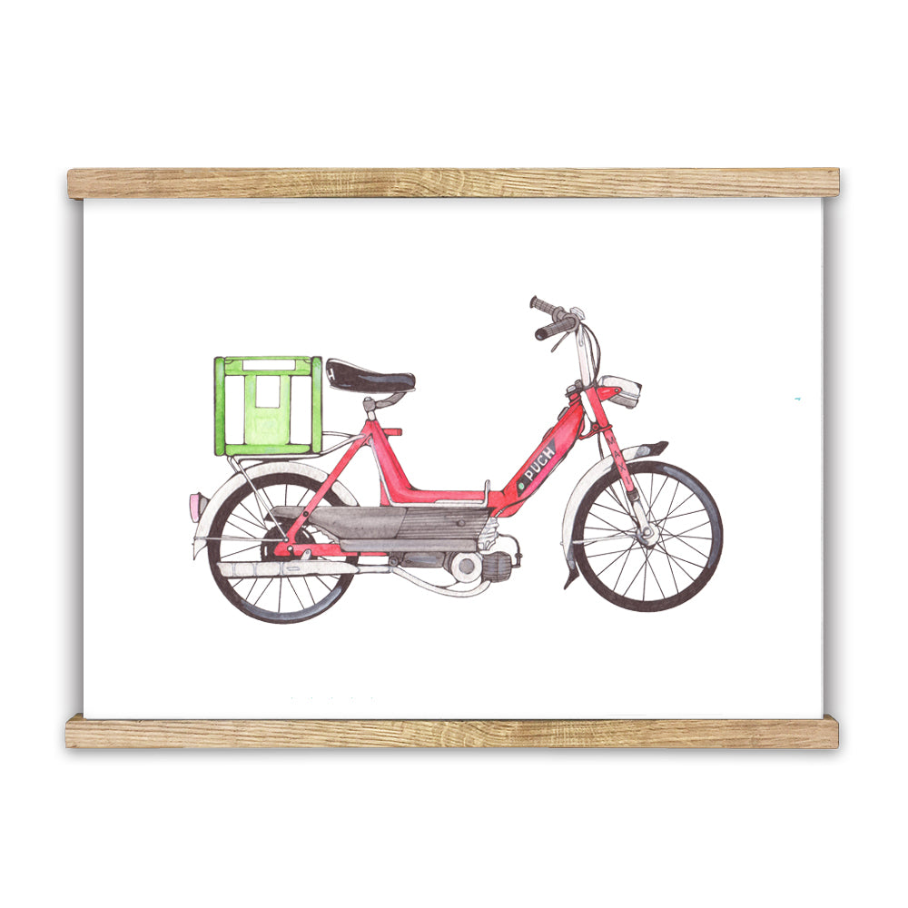 Red Puch Poster