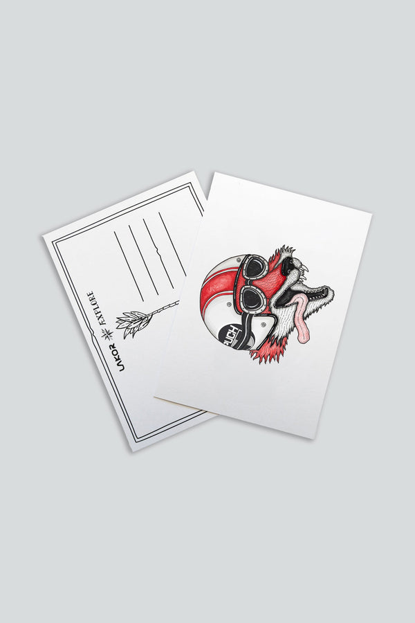 Roadkills' Race Club Postcard