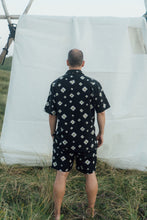 Load image into Gallery viewer, Maguerite Short Sleeve Shirt (Moonless Night)
