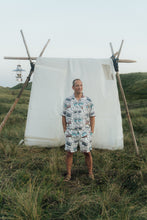 Load image into Gallery viewer, Roadtrip Mixtape Short Sleeve Shirt (Star White)
