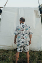 Load image into Gallery viewer, Roadtrip Mixtape Short Sleeve Shirt (Star White)
