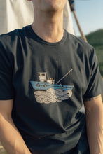 Load image into Gallery viewer, Fishing Vessel T-shirt (Blueberry)
