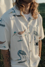 Load image into Gallery viewer, Skating Birds Short Sleeve Shirt (Star White)
