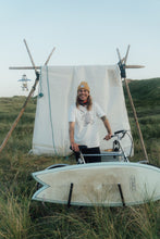 Load image into Gallery viewer, Beard on a Bike T-shirt (Star White)
