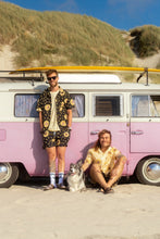 Load image into Gallery viewer, Sunflower Swim Shorts (Moonless Night)
