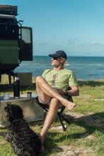 Load image into Gallery viewer, Dashboard Hula T-shirt (Mosstone)
