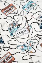 Load image into Gallery viewer, Roadtrip Mixtape Short Sleeve Shirt (Star White)
