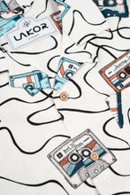 Load image into Gallery viewer, Roadtrip Mixtape Short Sleeve Shirt (Star White)
