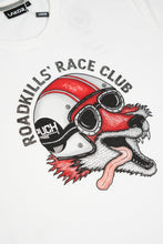 Load image into Gallery viewer, Roadkills&#39; Race Club T-shirt (Starwhite)
