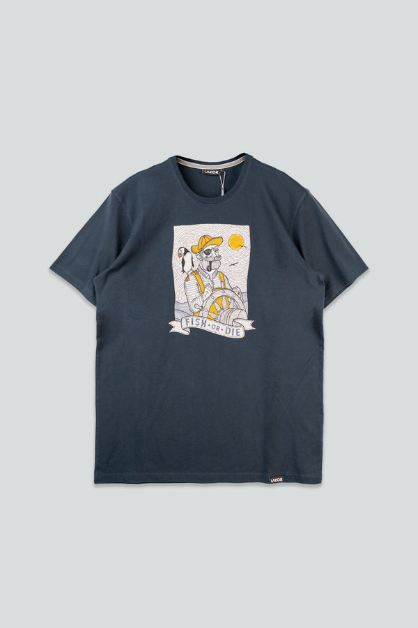 Seaparrot and Shipster T-shirt (Blueberry)