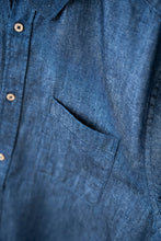 Load image into Gallery viewer, Organic Denim Shirt (Dark Blue)
