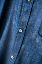 Load image into Gallery viewer, Organic Denim Shirt (Dark Blue)
