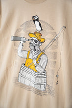 Load image into Gallery viewer, Fishing in a Barrel T-shirt (White Pepper)
